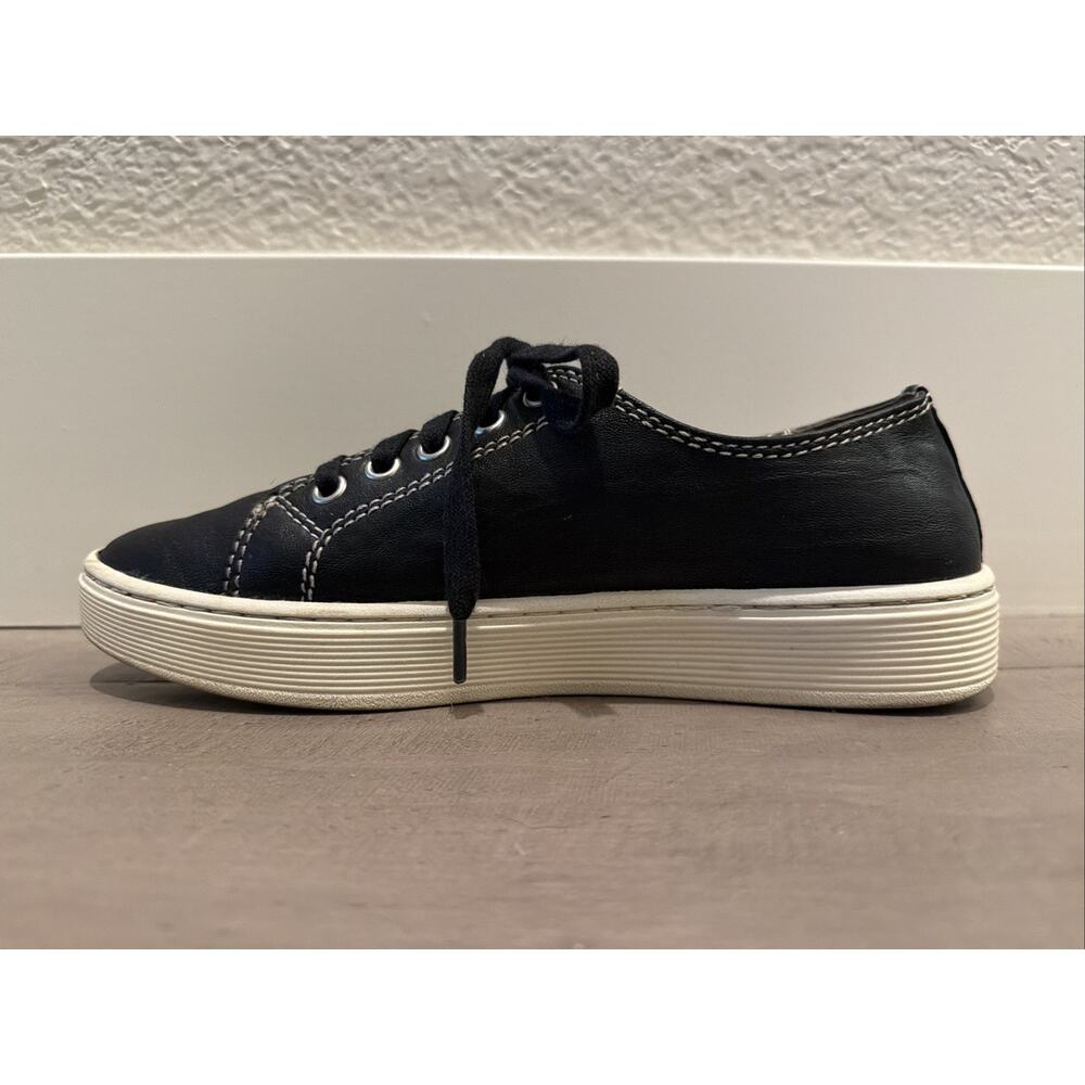 Sofft Women's Sneakers Size 6.5M Casual Piper Leather Lace Up Shoes Solid Black - Picture 6 of 12